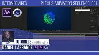 Plexus Animation séquence OBJ - Tutoriels After effects en français