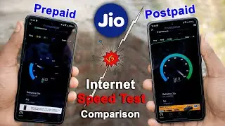 Jio PrePaid vs PostPaid Speed Test