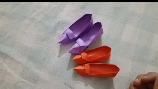 How to paper shoes #diy paper shoes #origami paper shoes #paper shoes #paper crafts.