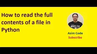 How to read the full contents of a file in Python