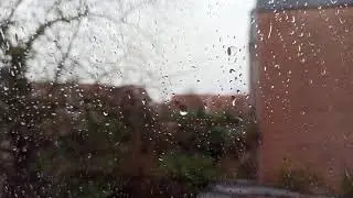 Sounds of rain on the roof for sleep for 15 minutes. Noise of rain before going to sleep.