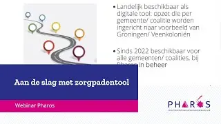 Webinar aan de slag met zorgpadentool | Pharos, expertisecentrum gezondheidsverschillen