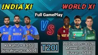 India XI vs World XI Who Is Winner ? || India 11 vs World 11 Full GamePlay || Cricket Captain 2022||