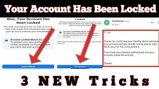 How to UNLOCKED facebook Account || facebook Learn More Problem Solved