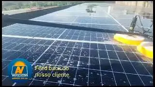 LIMPEZA SOLAR mais um cliente SATISFEITO! Escova Rotativa Limpeza Solar Melhor Qualidade do Mercado!
