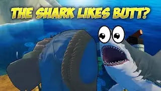 THE SHARK LIKES BUTT?! - 3 Dummies Play Raft (Raft Survival Funny Moments) w/ Squggi & Kamizzle