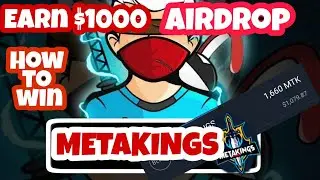 How I Win $1000 From MetaKings Airdrop | Metakings PreSale Buy Token Airdrop