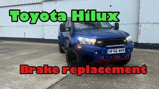 Toyota Hilux brake disc and pads change (how to)