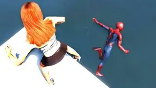 GTA 5 Spiderman Epic Ragdolls vol.4| Euphoria Physics