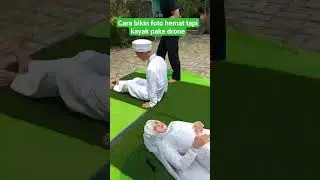 cara bikin foto rebahan tanpa drone