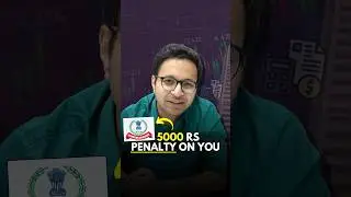 5000 Rs penalty for you 😱😱