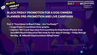 Day 3 - Creating your Black Friday Offer - Marketing