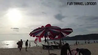 Amazing and Thrilling 4K Walking Tour of Phuket's Beach Thailand