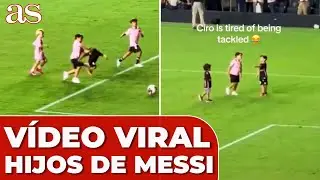 CIRO MESSI REGAÑA a MATEO por su DUREZA jugando al FÚTBOL en el DESCANSO de INTER MIAMI | Diario AS