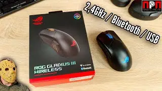 Asus ROG Gladius III Wireless - универсальная беспроводная игровая мышь на топовом сенсоре ! 🔥