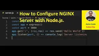 How to Configure NGINX Server with Node js