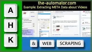 Extracting Information about Videos via Webscraping with AutoHotkey