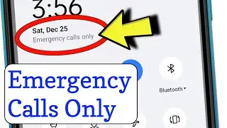 Emergency Calls Only Sim Card Problem | Emergency Calls Only Problem Solution