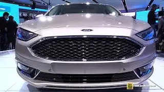 2017 Ford Fusion Platinum - Exterior and Interior Walkaround - Debut at 2016 Detroit Auto Show