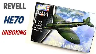 Revell Heinkel He70 F-2 | 1/72 Scale Plastic Model Kit | Unboxing