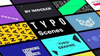 Typo Scenes | After Effects and Premiere Pro Template (AE & PP Video Template)