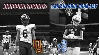 6A ALAMODOME 3RD ROUND Dripping Springs v San Antonio John Jay | Texas High School Football Playoffs