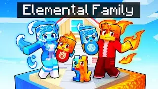 Having an ELEMENTAL FAMILY in Minecraft!