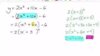 Completing the square, and solving completing the square