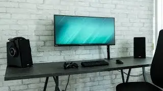 Dream Desk Setup - Modern Industrial Concrete Design