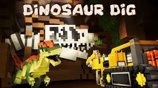 Dinosaur Dig Trailer - Minecraft Marketplace Map