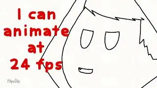 So I tried animating at 24 fps