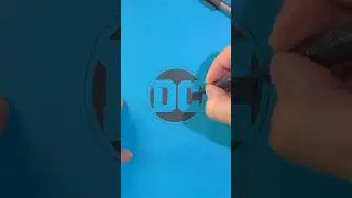 Simple DC logo drawing #logo #dc #comicom#drawing #learn #simple #dccomics #hardwork #artist #marker