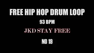 FREE HIP HOP DRUM LOOP 93 BPM