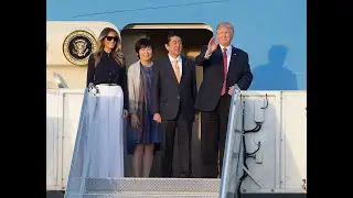 Shinzo Abe's visits to Trump's Mar-a-Lago in Palm Beach, Florida