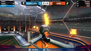 Flip Reset Triple Tap From Paarth In RLCS