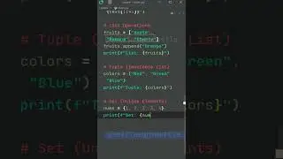 Data Types Operations in Python 
