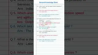 Interesting GK Questions and Answers in English