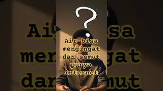 AIR BISA MENGINGAT DAN SEMUT PUNYA INYERNAT! #faktaunik #mindblowing #faktadunia #shortvideo