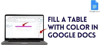 How To Fill A Table with Color In Google Docs