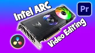 Intel ARC A770: Huge Performance Gains! (Davinci Resolve Video Editing 2023)