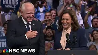 Harris introduces Walz as a patriot and leader at Philadelphia rally