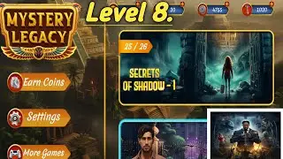 Escape Room Mystery Legacy Secrets Of Shadow Level 8. Walkthrough Solution.