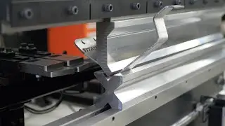 Bending a Helmet Hook on the NEW Titan 25T CNC Press Brake from Langmuir Systems