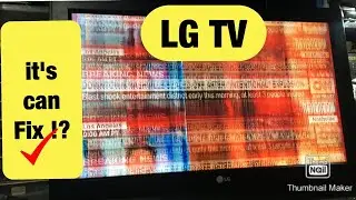 How To Fix LG TV 32LC45 double image Flickering picture