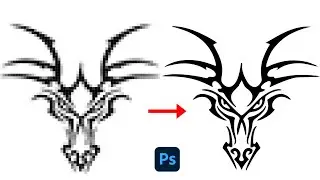 Convert a Low Resolution Logo into a High Res Vector Graphic in Photoshop