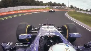 Ricciardo Battles Alonso | 2014 Hungarian Grand Prix | 