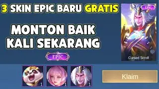 3 SKIN EPIC GRATIS ! SEMUA SKIN EPIC TERBARU DI KASIH GRATIS ! BAIK KALI MONTON BAH SEKARANG