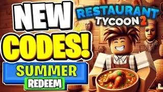 ALL *NEW WORKING CODES* FOR RESTAURANT TYCOON 2 IN 2024! ROBLOX RESTAURANT TYCOON 2 CODES