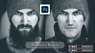 Remove Beard Using Generative Fill | Adobe Photoshop Beta Trick
