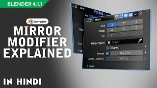 Chapter 2.8 - Mirror modifier explained in Hindi